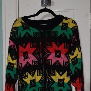 Colorful Geometric Women's Sweater